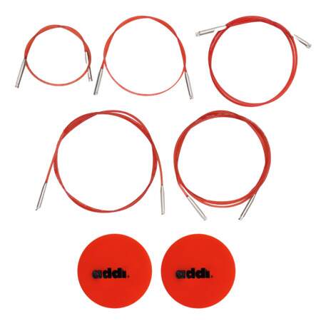 Kit de Agulha Circular Curta Tricô Circulo ADDI Click Lace 8 Und