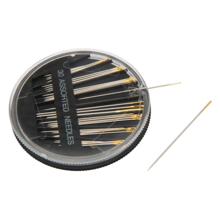 Kit Agulhas de Mão Para Costura e Bordado com 30 Und