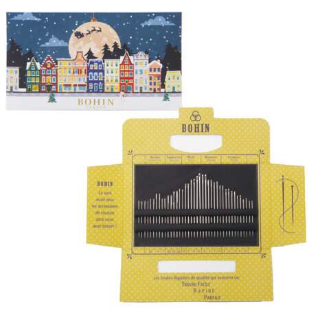 Kit Agulhas para Costura Bohin Natal R.99987 com 40 Und