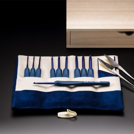 Kit Agulhas de Crochê Tulip Blue Wa Bi Tew -001E c/ 10und.