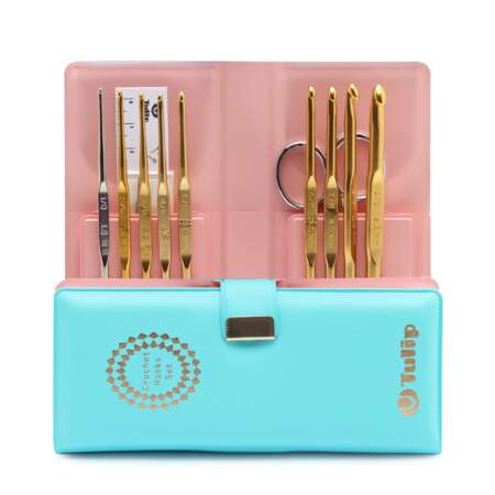 Kit Estojo Agulhas de Crochê Tulip Classic 2 TCK-002E