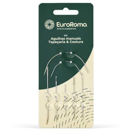 Kit Agulhas Manuais Tapeçaria e Costura EuroRoma 07 Und