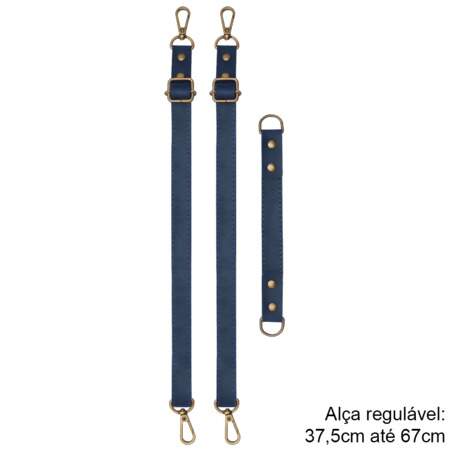 Kit de Alças de Mochila em Couro com Regulador 162