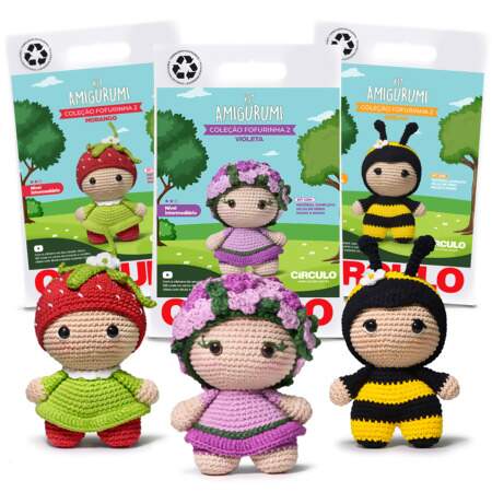 Kit Amigurumi Coleção Fofurinha 2 Círculo 400220 