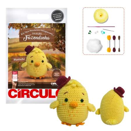 Kit Meu Primeiro Amigurumi Coleção Fazendinha Circulo