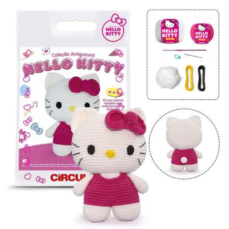Kit Amigurumi Coleção Hello Kitty Circulo