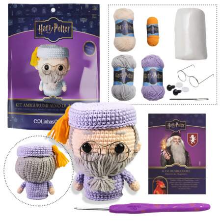 Kit Amigurumi Harry Potter Linhas Corrente