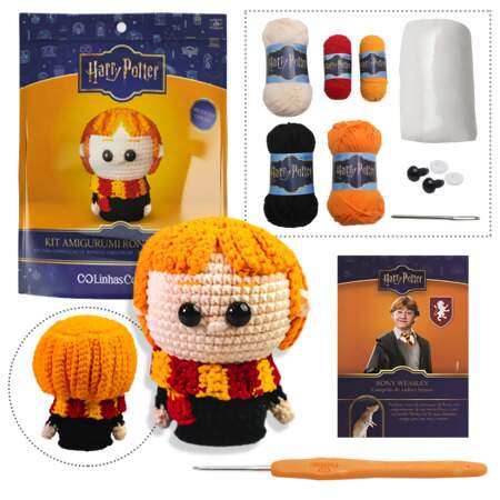 Kit Amigurumi Harry Potter Linhas Corrente