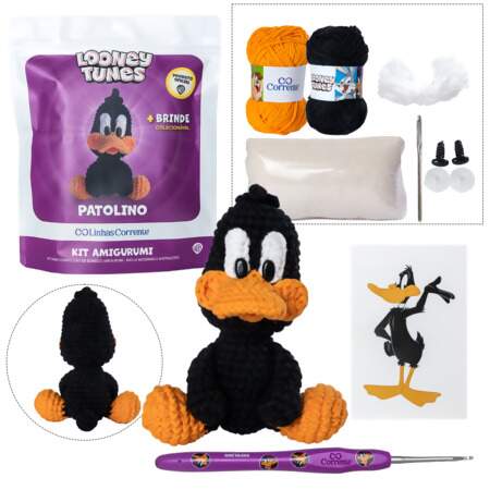 Kit Amigurumi Looney Tunes Linhas Corrente