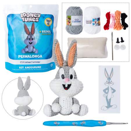 Kit Amigurumi Looney Tunes Linhas Corrente