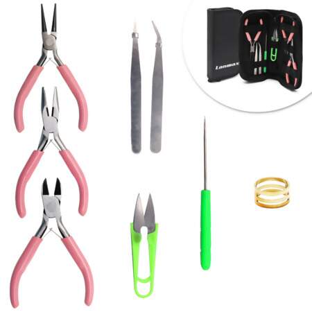 Kit Bijuteria Iniciante Lanmax com Estojo