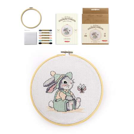 Kit de Bordado Coleção Páscoa Circulo 2026 FL