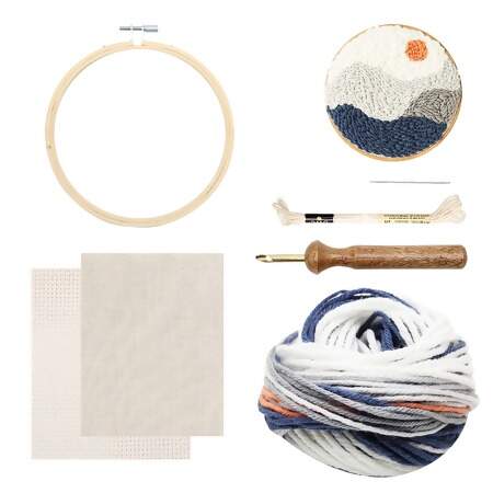 Kit de Bordado Ponto Russo DMC