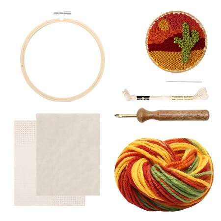 Kit de Bordado Ponto Russo DMC