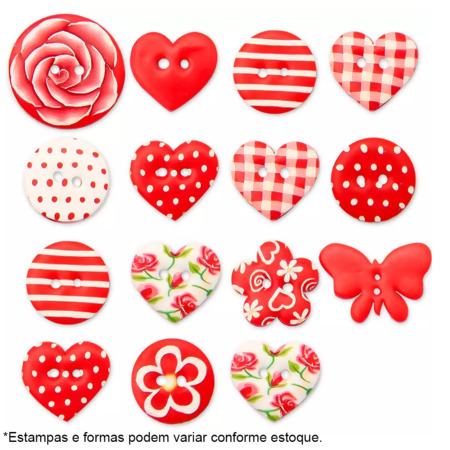 Kit Botão Patchwork Veceli Especial Sortido