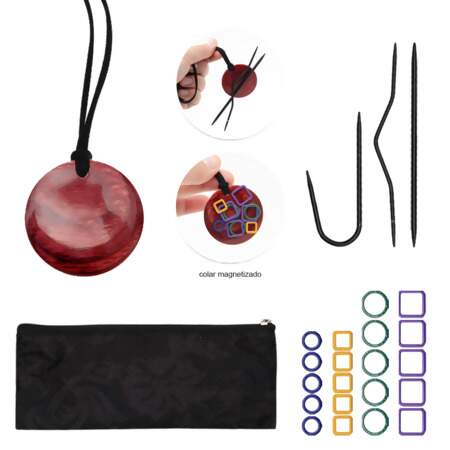 Kit Colar Magnético Tricotador Knitpro