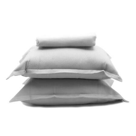 Kit Colcha de Casal King Piquet de Algodão Dohler 3 Peças