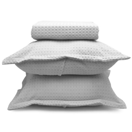 Kit Colcha de Casal King Provença Liso Dohler 3 Peças