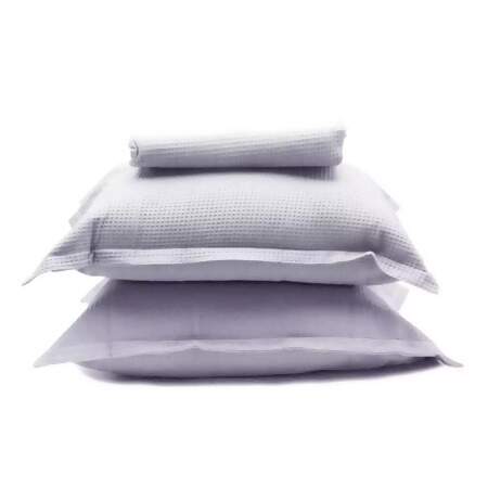 Kit Colcha de Casal Queen Piquet de Algodão Dohler 3 Peças