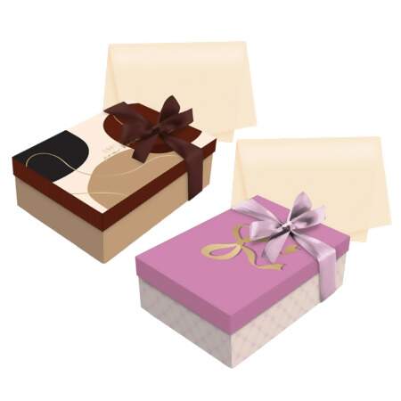 Kit Caixa para Presente M Cromus 35x25x11cm