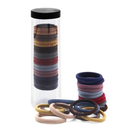 Kit Elástico de Cabelo com 20 Und 