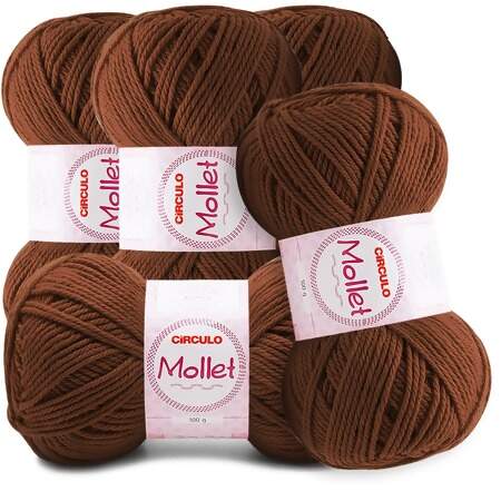 Kit Fio Mollet Circulo 100g com 5 Und