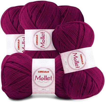 Kit Fio Mollet Circulo 100g com 5 Und