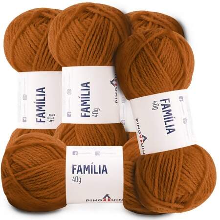 Kit Fio Família Pingouin 40g com 5 Und