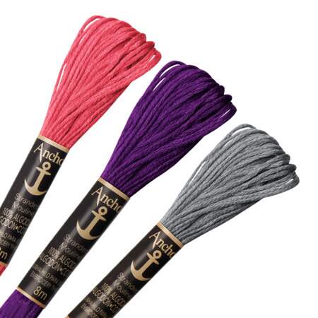 Kit Linha Meada Anchor Mouliné com 03 Und