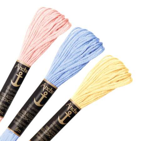 Kit Linha Meada Anchor Mouliné com 03 Und