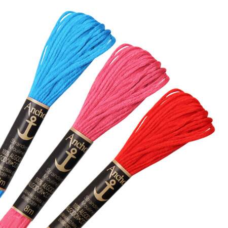 Kit Linha Meada Anchor Mouliné com 03 Und