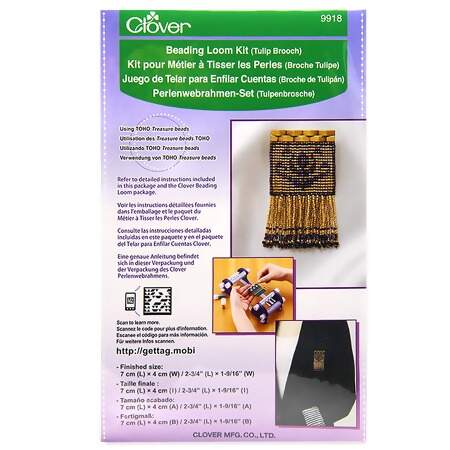 Kit Tear de Contas Broche Tulipa Clover Ref.9918