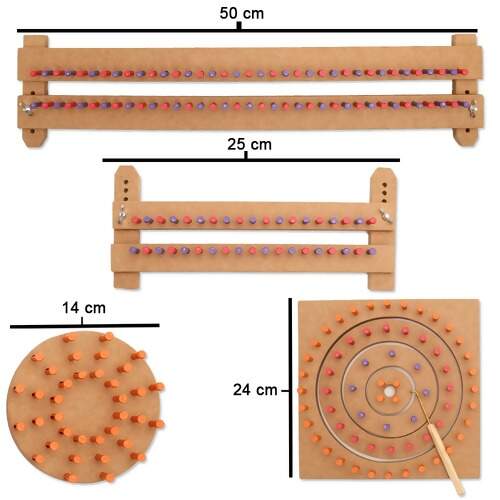 Kit Tear Pinos Plásticos com 07 Teares