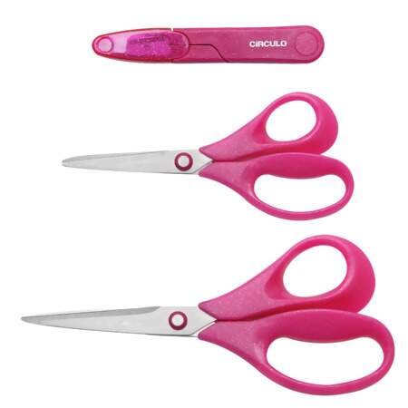 Kit de Tesouras com Glitter Circulo 449911 03 Und