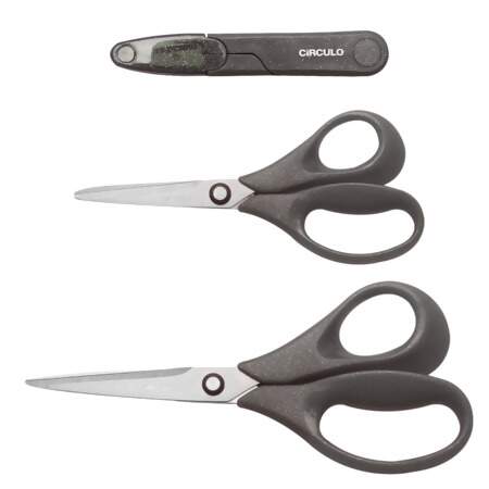 Kit de Tesouras com Glitter Circulo 449911 03 Und