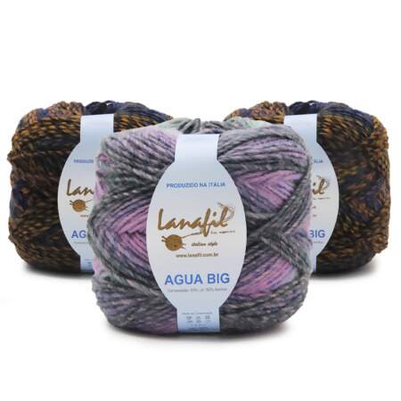 Lã Agua Big Lanafil 200g