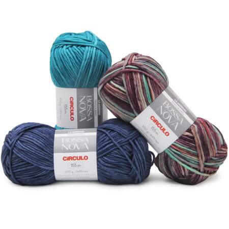 Lã Bossa Nova Círculo 100g