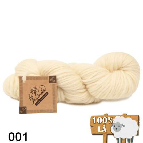 Lã Corriedale Bulky 100g Fios da Fazenda
