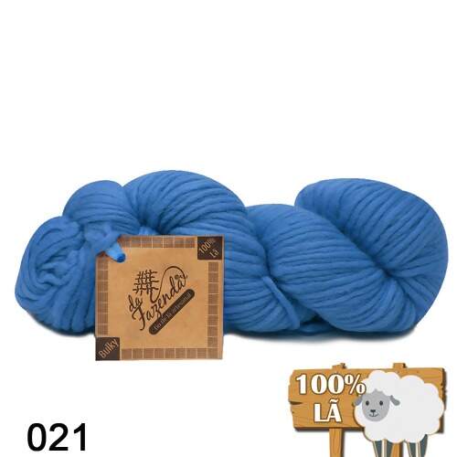 Lã Corriedale Bulky 100g Fios da Fazenda