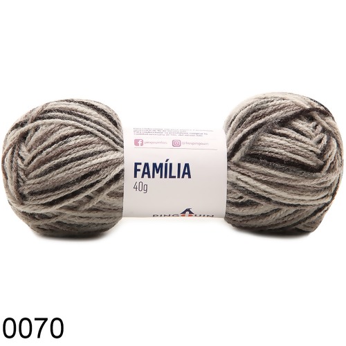 Lã Família Mesclada Pingouin 40g 