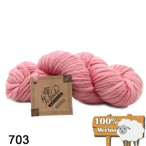 Lã Merino Chunky 100g Fios da Fazenda