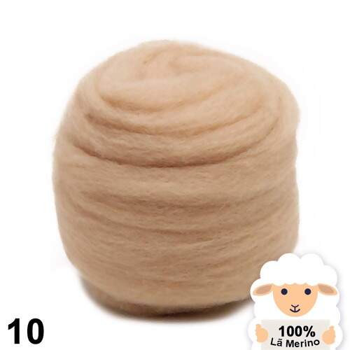 Lã Merino Colorida Para Feltragem 25g Fios da Fazenda