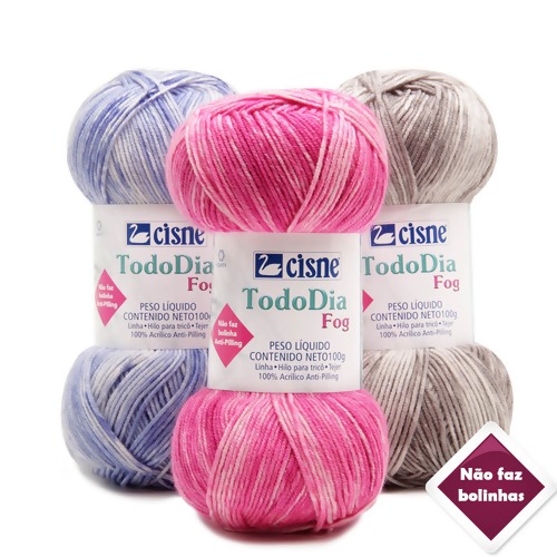 Lã Cisne Todo dia Fog - 100g  FL