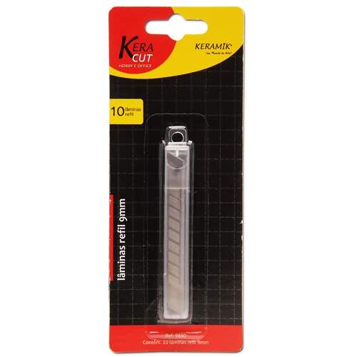 Lamina Keramik Ref.9880 p/ Estilete 9mm c/ 10 unidades