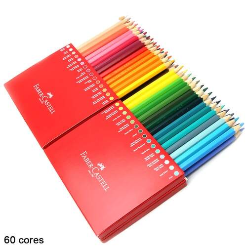 Lápis de Cor Faber-Castell 120160G LVM com 60 Cores