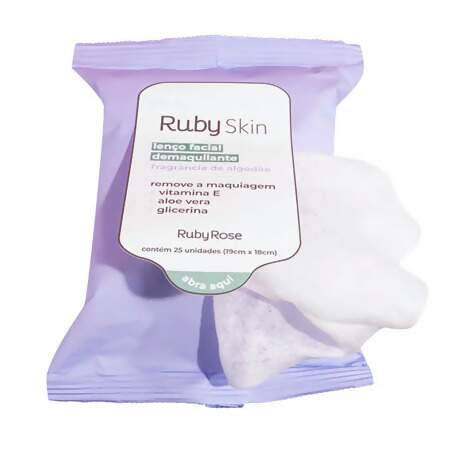 Lenço Facial Demaquilante Basics HB-203 Ruby Rose