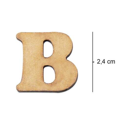 Letras de MDF G Ref.702 2,4cm