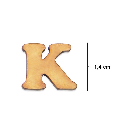 Letras de MDF P Ref.703 1,4cm