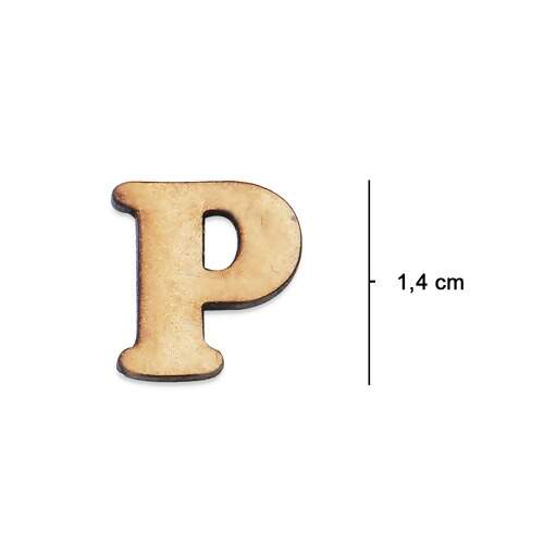 Letras de MDF P Ref.703 1,4cm