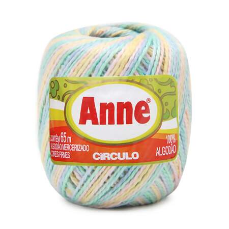 Linha Anne 65 mt Circulo Cores Mescladas